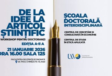 „De la idee la articol științific” – Ediția a II-a