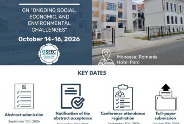 OSEEC 2026 - International Conference on "Ongoing Social, Economic, and Environmental Challenges" 4th Edition