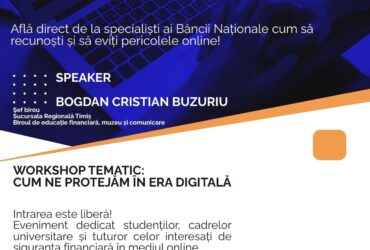 Workshop BNR la UAV – Cum ne protejăm în era digitală
