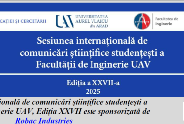 Sesiunea Internațională de Comunicări Științifice Studențești – Ediția a XXVII-a