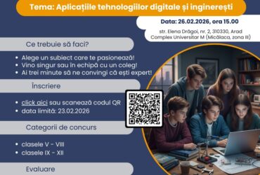 Competiția de comunicări științifice pentru elevi