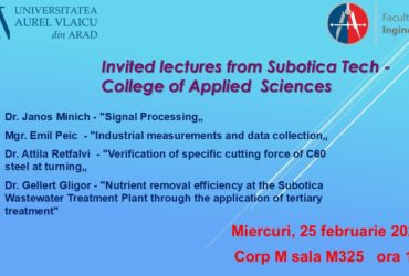 Invited Lectures from Subotica Tech – College of Applied Sciences