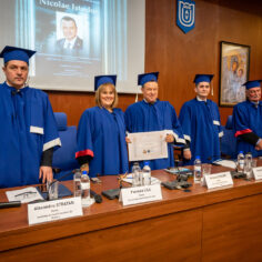 Rectorul Academiei de Științe Economice București, prof.univ. dr. Nicolae Istudor, Doctor Honoris Causa al UAV.