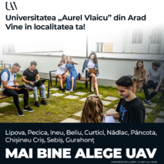 Universitatea „Aurel Vlaicu” din Arad face înscrieri în 10 localități din județ.