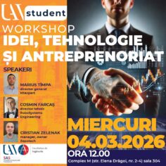 Workshop „Idei, Tehnologie și Antreprenoriat”