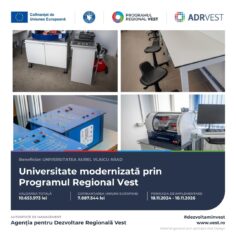 Universitatea „Aurel Vlaicu” din Arad investește în viitor prin proiectul „UAV–infrastructură modernă”