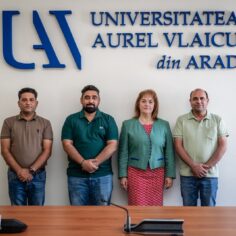 Trei profesori de la universitatea Lovely Professional University din India, au desfășurat mobilități de formare în Universitatea Aurel Vlaicu din Arad