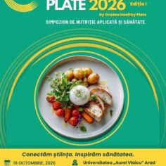 Arad Healthy Plate 2026: știința, nutriția și sănătatea se întâlnesc la UAV
