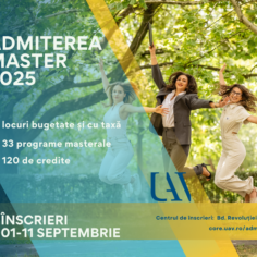 Înscrieri pentru studiile masterale la UAV