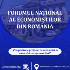 Forumul Național al Economiștilor din România, la UAV
