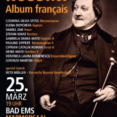 UAV prezentă la o dublă premieră mondială la Bad Ems: Rossini – Album français