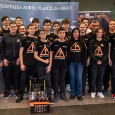 Aurel Vlaicu University hosted the first Robotics League Meet in Arad.