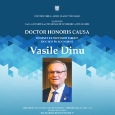 Reputed economist, awarded Doctor Honoris Causa title by AVU