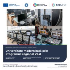 „UAV – Crearea unei infrastructuri moderne”, un proiect pentru dezvoltarea universității