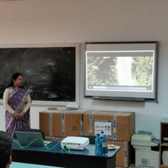Dr. Barnali Dey from Sikkim Manipal Institute of Technology, India, at Aurel Vlaicu University of Arad