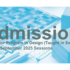 Admission Methodology - Bachelor's / Design in English / 2025