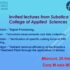 Invited Lectures from Subotica Tech – College of Applied Sciences