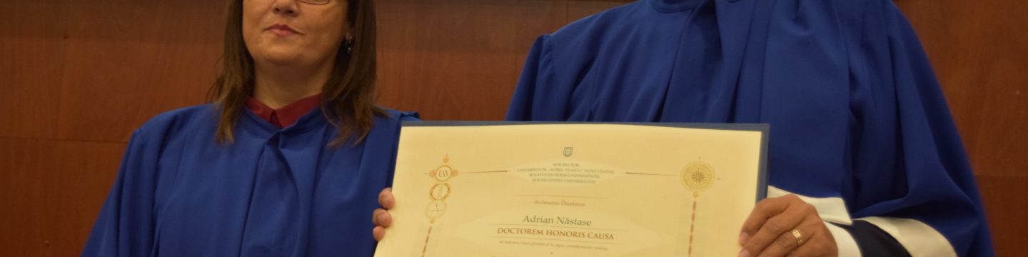 Adrian Năstase Doctor Honoris Causa al Universității Aurel Vlaicu din Arad 2