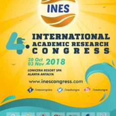 UAV parteneră la IV. International Academic Research Congress (INES - 2018) din Alanya, Turcia