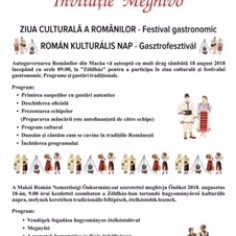 Ziua culturală a românilor - festival gastronomic