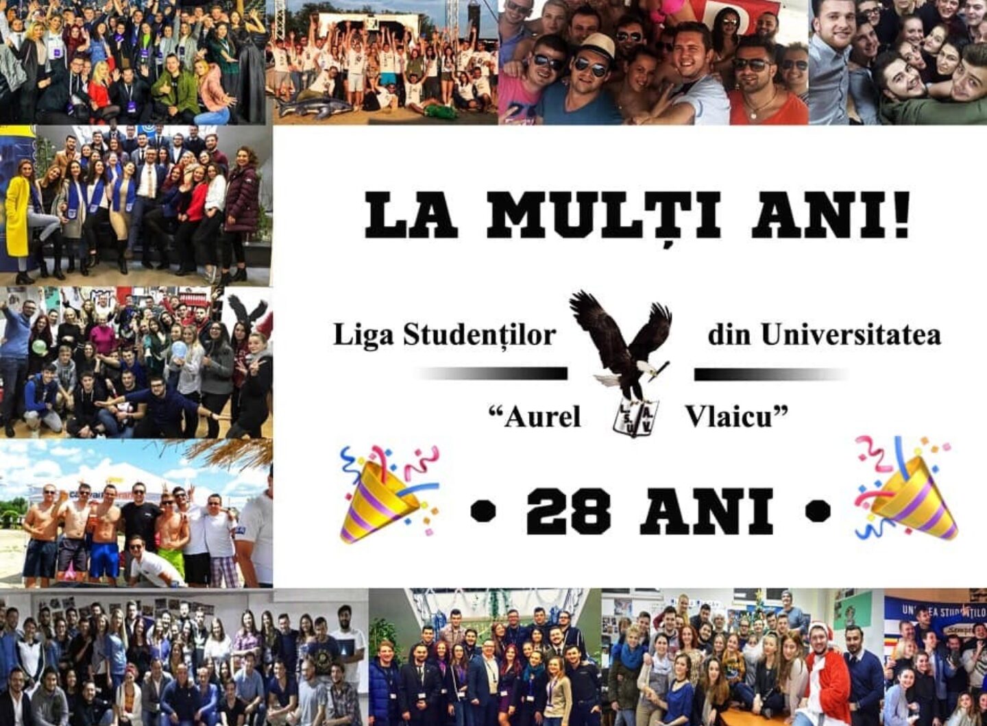 Liga Studenților din Universitatea Aurel Vlaicu din Arad aniversează 28 de ani